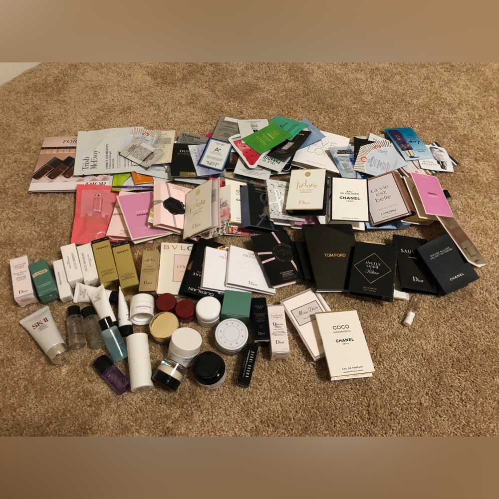 50 Random Samples!! - Skincare, Fragrance & Cosmetics